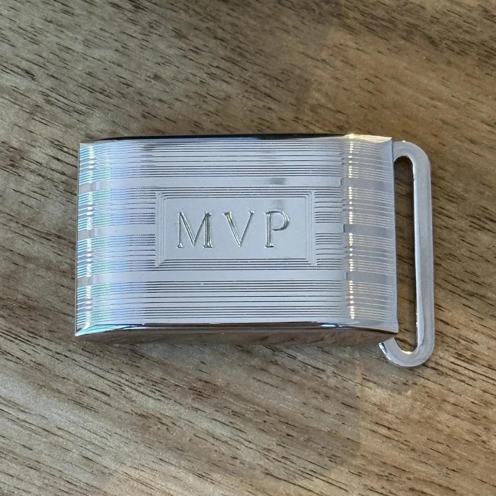 Trafalgar buckle monogrammed